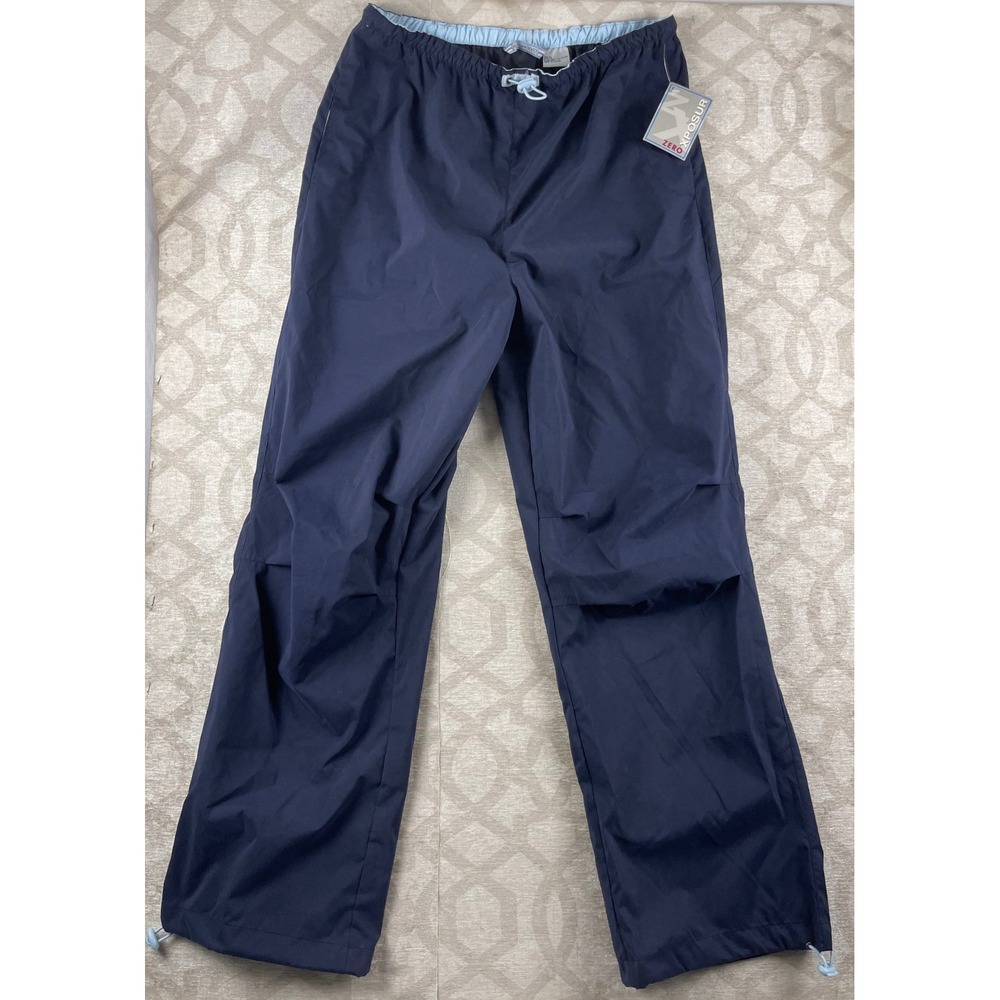 ZeroXposur Snow Ski Pants Mens XL Navy Blue New Adjustable Cuffs Windbreaker